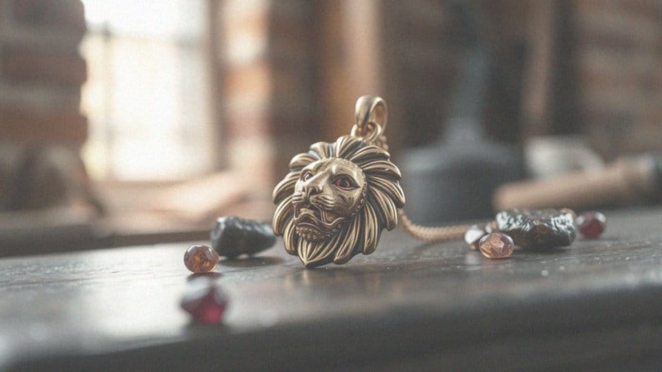 Jaką rolę pełni zodiakalny wisiorek w talizmanie dla Lwa?