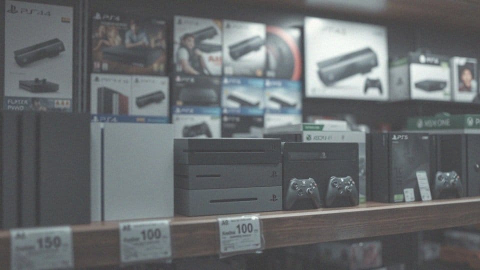 Jakie są trendy w sprzedaży PS4 i Xbox One S na rynku?