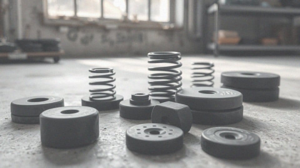Jakie materiały są używane do produkcji podkładek sprężyn?